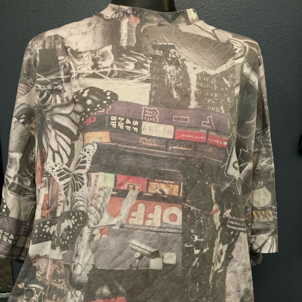 Jaded London Mixed Print Tshirt